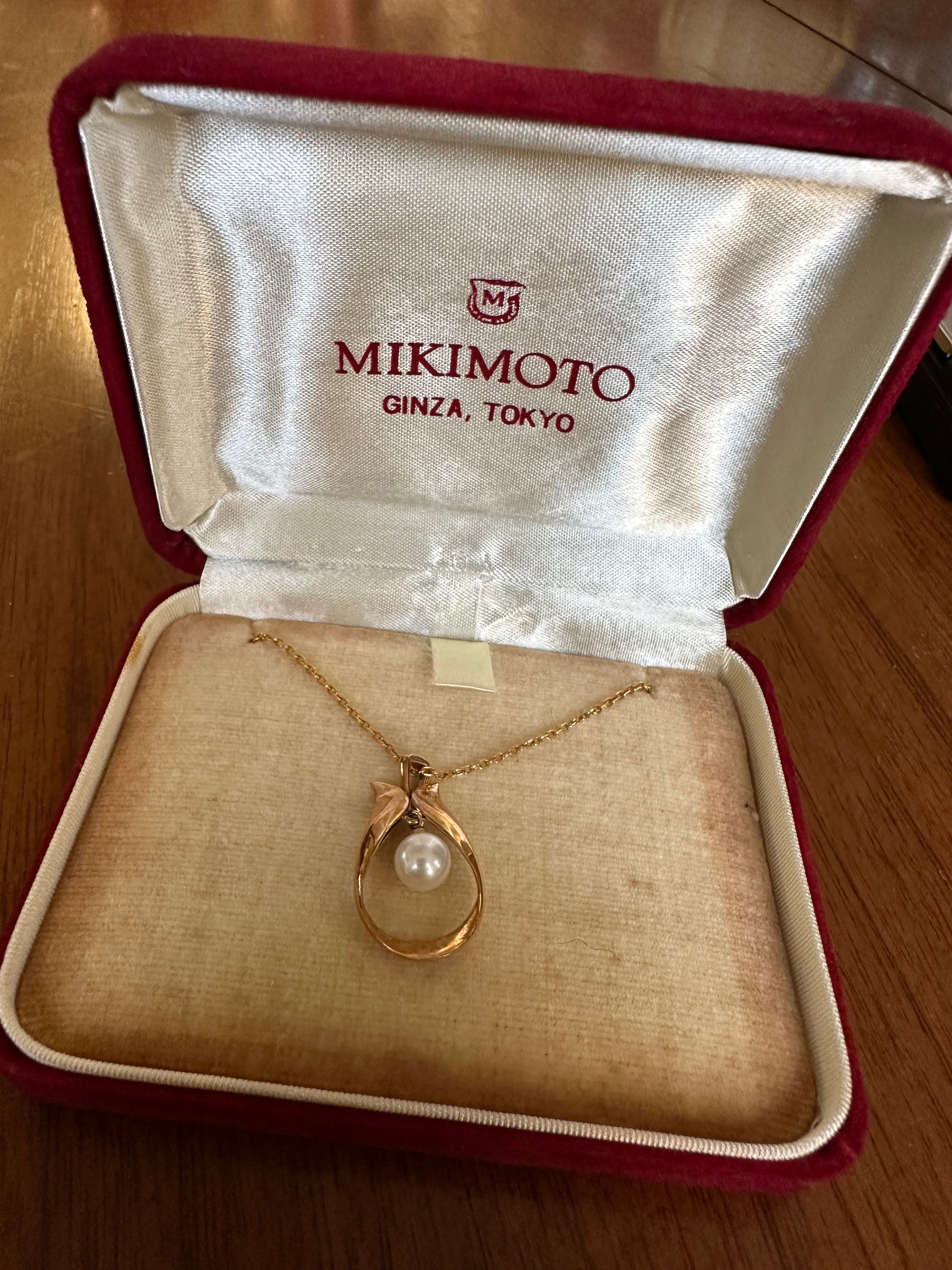 Broche Vintage Mikimoto En Or 18k Avec Perles Naturelles Et Diamants - Pièce De Collection