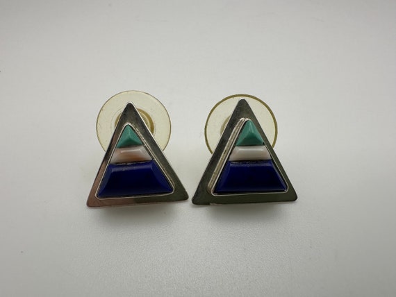 Detailed Vintage Native American Zuni Turquoise Coran Sterling Silver Coral Pin Detailed Vintage Native American Zuni Turquoise Coran Sterling Silver Coral Pin