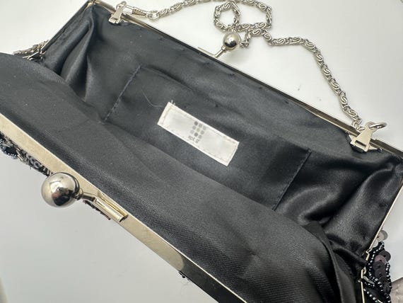 Sac Lady Mini Coton brodé de micro perles à motif Cannage noir Sac Lady Mini Coton brodé de micro perles à motif Cannage noir