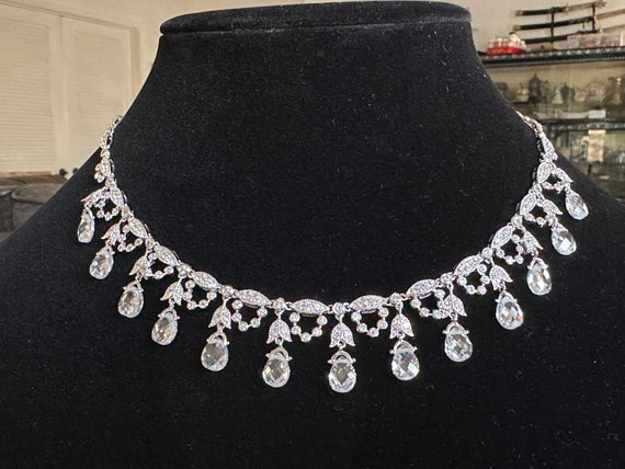 Estate Sterling Silver .925 Cocktail Necklace 30.9 Grams