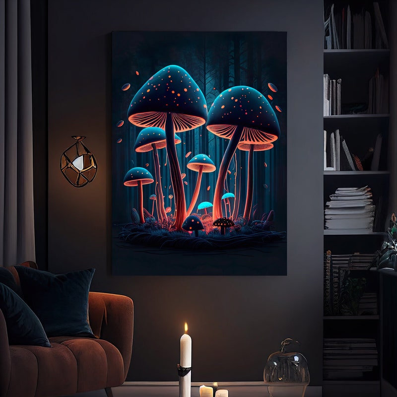 Mushroom Wall Art - Etsy