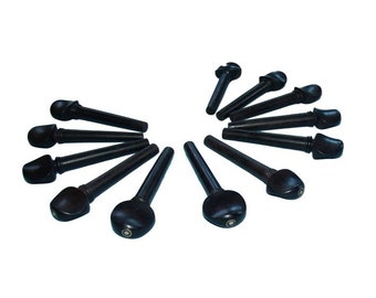 Ebony Oud Pegs with Eye
