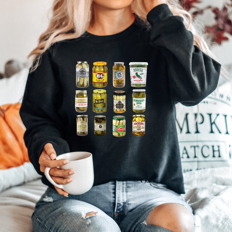 Tiktok Canned Pickles Sweater, Pickle Sweater Pickle Lovers Sweater