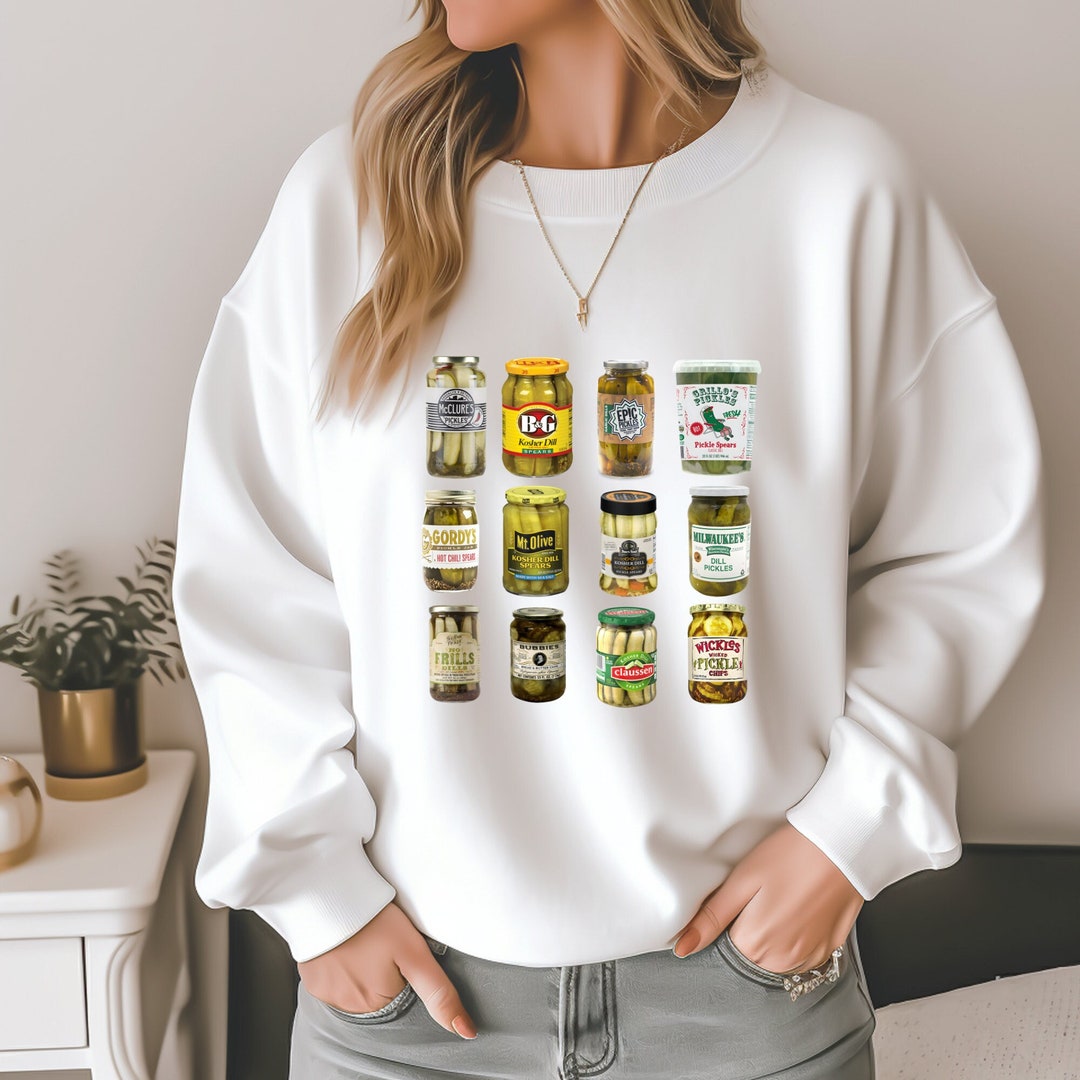 Tiktok Canned Pickles Sweater, Pickle Sweater Pickle Lovers Sweater