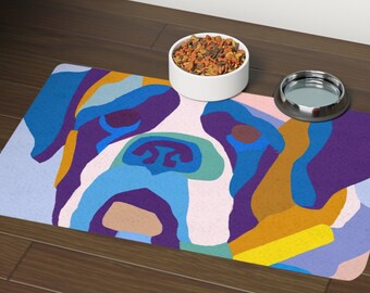 St. Bernard Pet Food Mat (12x18)