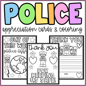 Día de agradecimiento a las fuerzas del orden: Tarjetas de páginas de oficiales de policía, Ayudantes de la comunidad