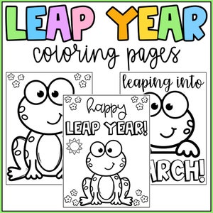 Leap Year Coloring Pages - February 29