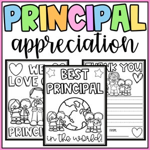 Principal Appreciation - Thank You Letters & Coloring Pages - Download - Printable