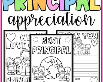 Principal Appreciation - Thank You Letters & Coloring Pages - Download - Printable