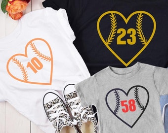 Custom Baseball Number Shirt, Custom Baseball Mom Tee, Baseball Mom Shirt, Baseball Tee, Baseball Shirt, Baseball Tank, Sweatshirt, Hoodie