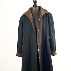 Vintage coat, Marcona, Marcona coat, women&#39;s coat, black women&#39;s coat, black coat, vintage, classic coat, elegant coat