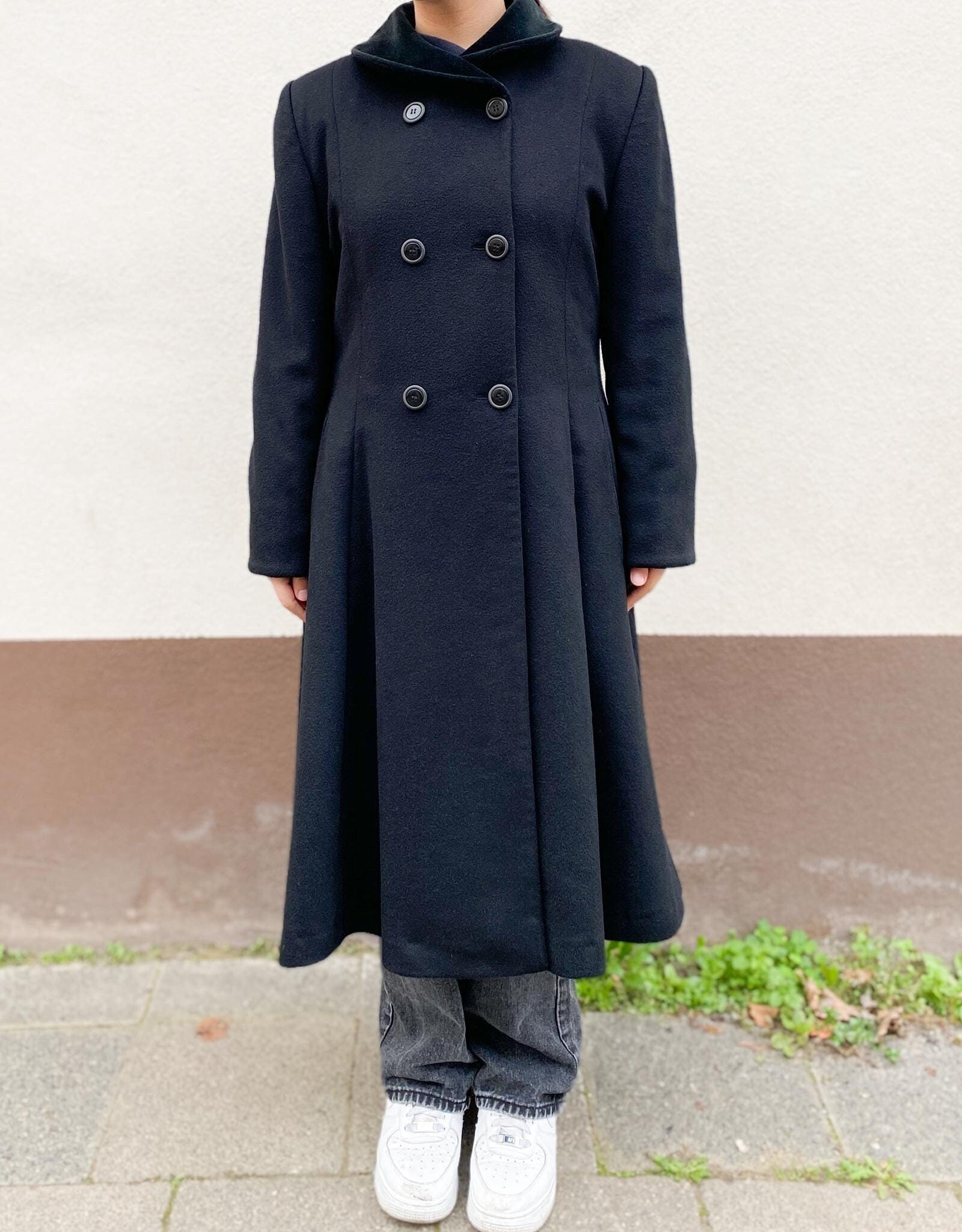 Vintage Coat, Christian Dior,Loro Piana, Dior Coat, Women Coat, Black Dior Coat,Loro Piana Coat,Vintage Christian Dior,Ilgwu