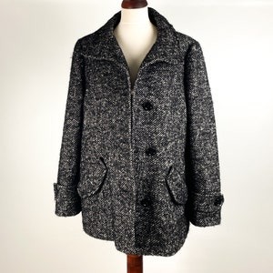 Vintage,Oversize,Coat,Winter Coat,Short Coat,Classic Coat,Vintage,Coat,BlackCoat,