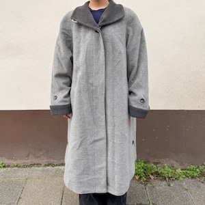 Vintage coat,Angora coat,Gray coat,long coat,oversize coat,Vintage,Quality coat,coat,retro coat
