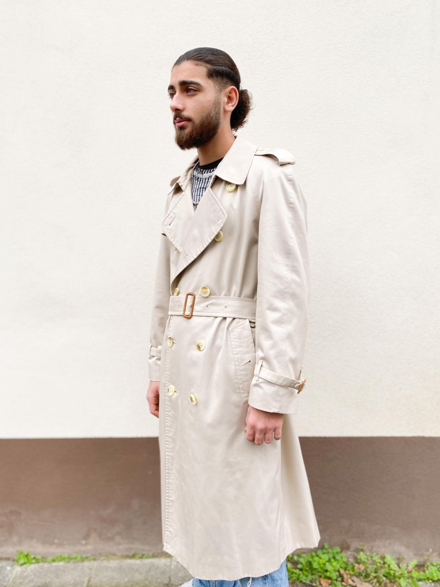 Vintage Trench Coat, Burberry,men's Trench Coat,detective Vintage Trench Coat, Burberry,men's Trench Coat,detective
