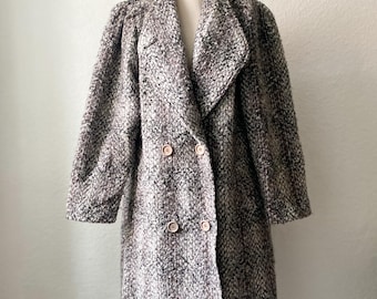 Vintage coat, winter coat, vintage, coat, grey coat, vintage coat, new wool coat, oversize coat, cozy coat, retro coat, vintage