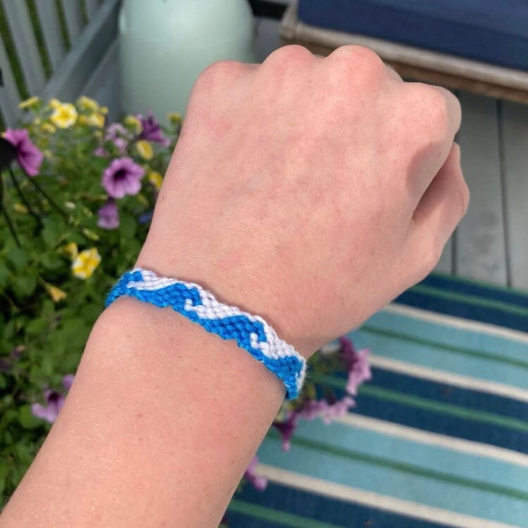 Ocean Waves Bracelet Aesthetic Friendship Bracelet Adjustable