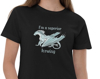 Camiseta Wings of Fire Youth, Superior Icewing, I'm a Superior Icewing, Frost, WOF Lover, Dragon Tribes For Dragon Lovers