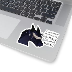 Wings of Fire Sticker, Sunny sticker, Wings of Fire, WOF, Truly Happy without Scrolls, Nightwing Sticker 画像 9