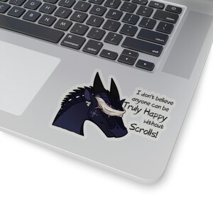 Wings of Fire Sticker, Sunny sticker, Wings of Fire, WOF, Truly Happy without Scrolls, Nightwing Sticker 画像 8