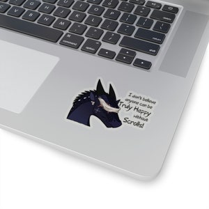 Wings of Fire Sticker, Sunny sticker, Wings of Fire, WOF, Truly Happy without Scrolls, Nightwing Sticker 画像 6