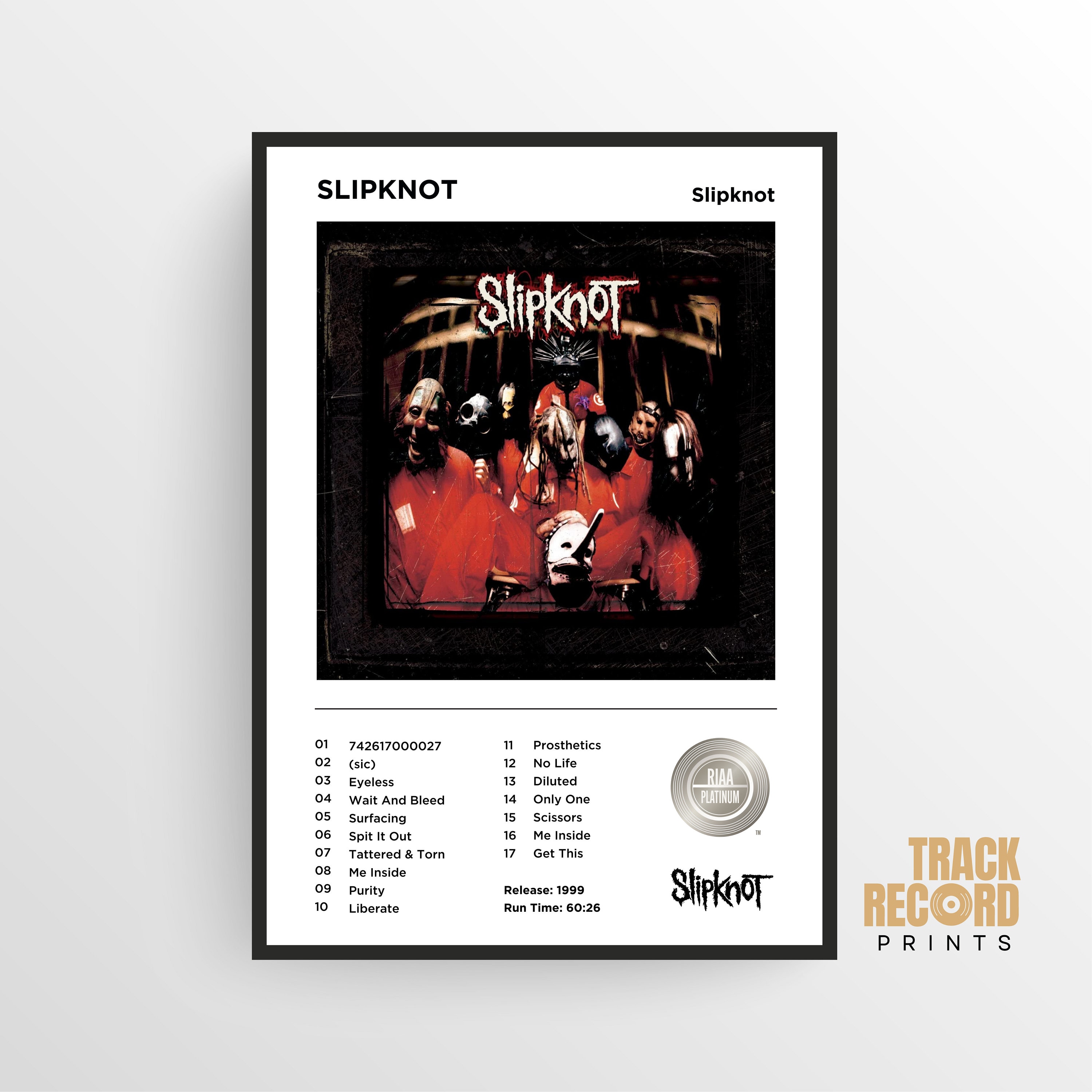 Slipknot 1999 Studio Album Album Cover Poster Print Etsy