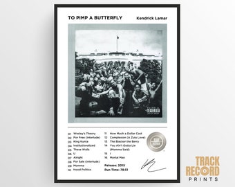 dæk Ordliste erosion Kendrick Lamar to Pimp a Butterfly Album Cover Poster - Etsy