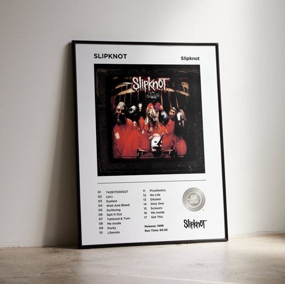 peber drivhus evigt Slipknot 1999 Studio Album Album Cover Poster Print - Etsy