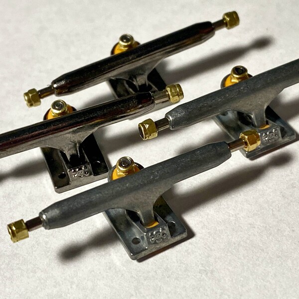 36 mm & 34 mm pro fingerboard single axle trucks wide 3.0 - Trucks with Lock Nuts, Screws, spacers and Tool | Upgrade Your Setup or TechDeck