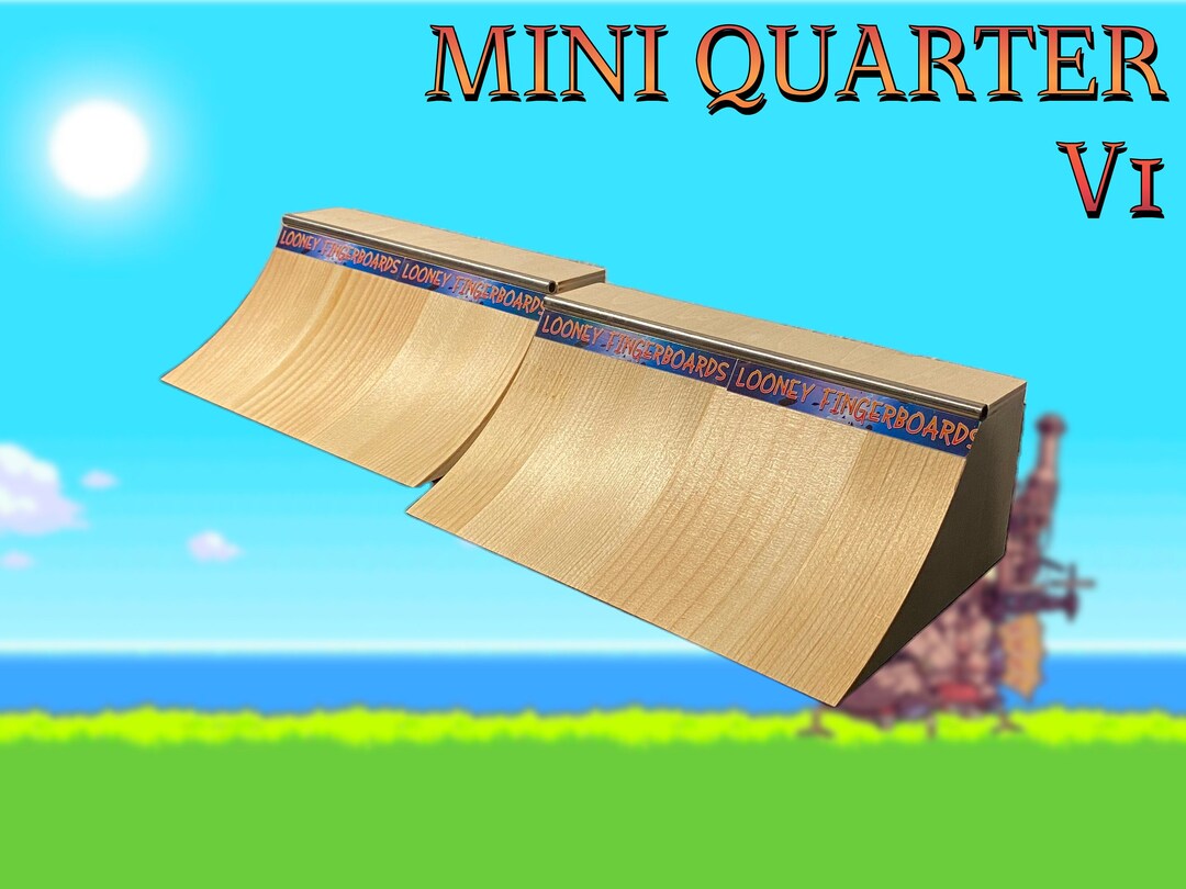 NEW Mini Quarter Pipe Finger Skateboard Quarter Ramp Etsy