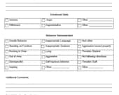 Behavior Incident Documentation, classroom management, behavior data, editable, digital download, behavior form, word document, doc, data