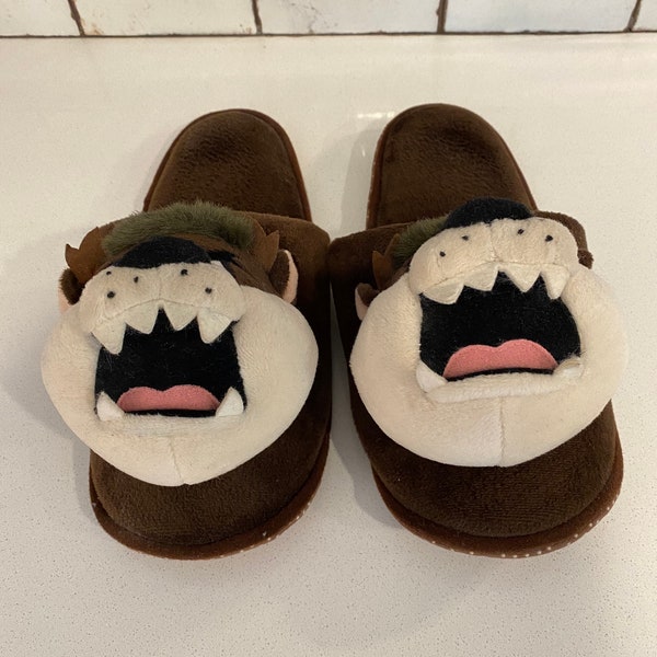 Tasmanian Devil Slippers Etsy