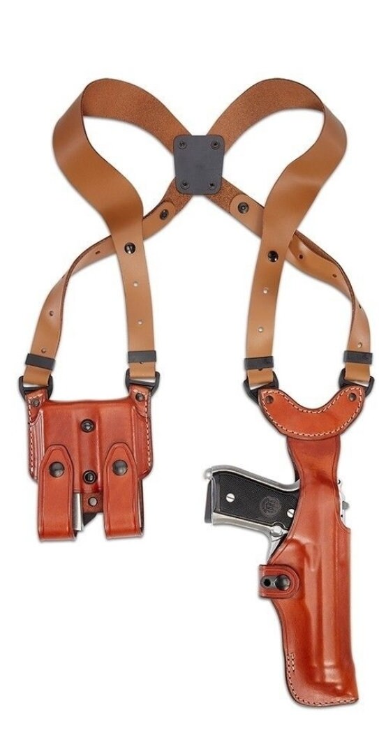 Leather Shoulder Holster With Mag Holders for All Guns Etsy