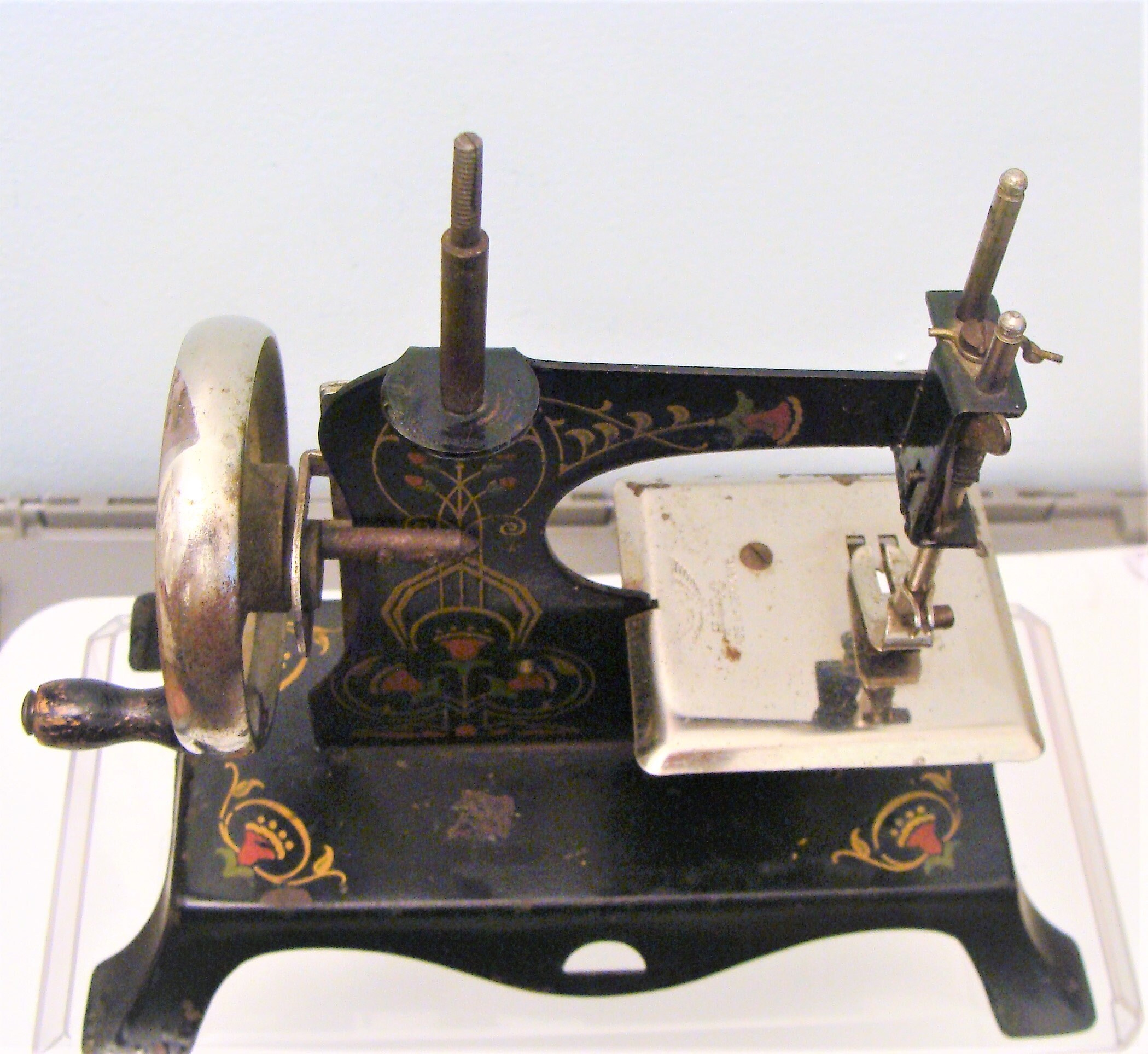 Antique Miniature Metal Hand Crank Toy Sewing Machine Germany Etsy