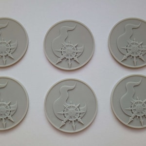 Lord Of Change Objective Markers 1-6. 40mm STL