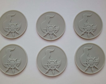 Lord Of Change Objective Markers 1-6. 40mm STL