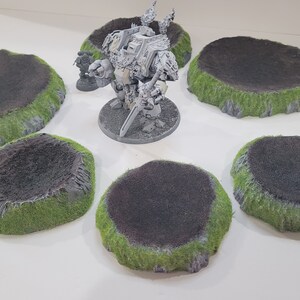 Grass/Rock Crater. Set of 6