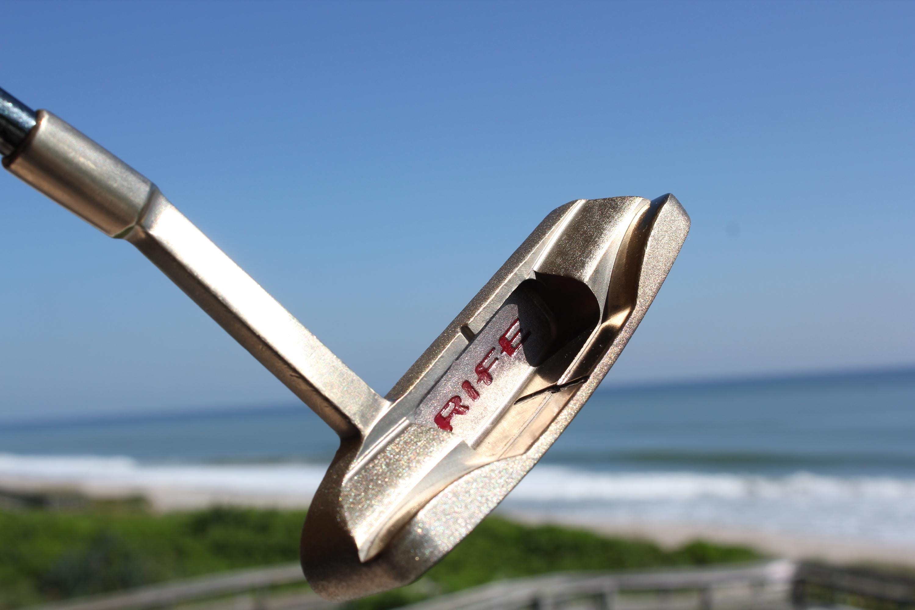 Custom Rife Island Series Antigua Putter, Leather Braided Grip  display picture 1