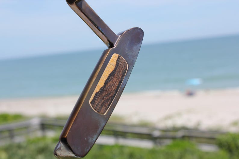 Putter Inlay Custom Adams A7 Putter, Cocobolo Face, Leather Grip Wrap - Etsy