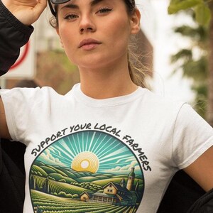 Farmers Market Comfort Colors Tee Shirt, Support Your Farmers Market Tee Shirt, Fruit and Vegetables shirt , Homestead Mom Gift, Vegan Shirt