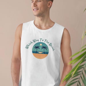 Unisex Tank Top,  way to the beach,Beach tank top,  vacation tank top, vacation beach tank top, Tanks