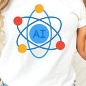 CAMISETA Ai ART, camiseta de inteligência artificial, presente de inteligência artificial, presente de IA, aprendizagem de ciência da computação