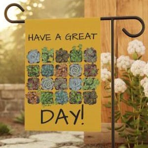 Garden & House Yard Flag, Vibrant Outdoor Decor, Botanical Banner, Seasonal Garden Accent, Perfect for Plant Lovers and Home Decoration