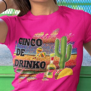Cinco De Mayo Tee Shirt, Let&#39;s Fiesta Unisex Tee, Fiesta Party Shirt, Cinco de Mayo Party Outfit, Funny Cinco Shirt, Fiesta Lovers Gift