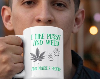 Grappige koffiemok marihuana | Cadeau voor stoners | 11oz 15oz | Perfect voor koffie- en theeliefhebbers, verjaardagen, feestdagen en ontspanning