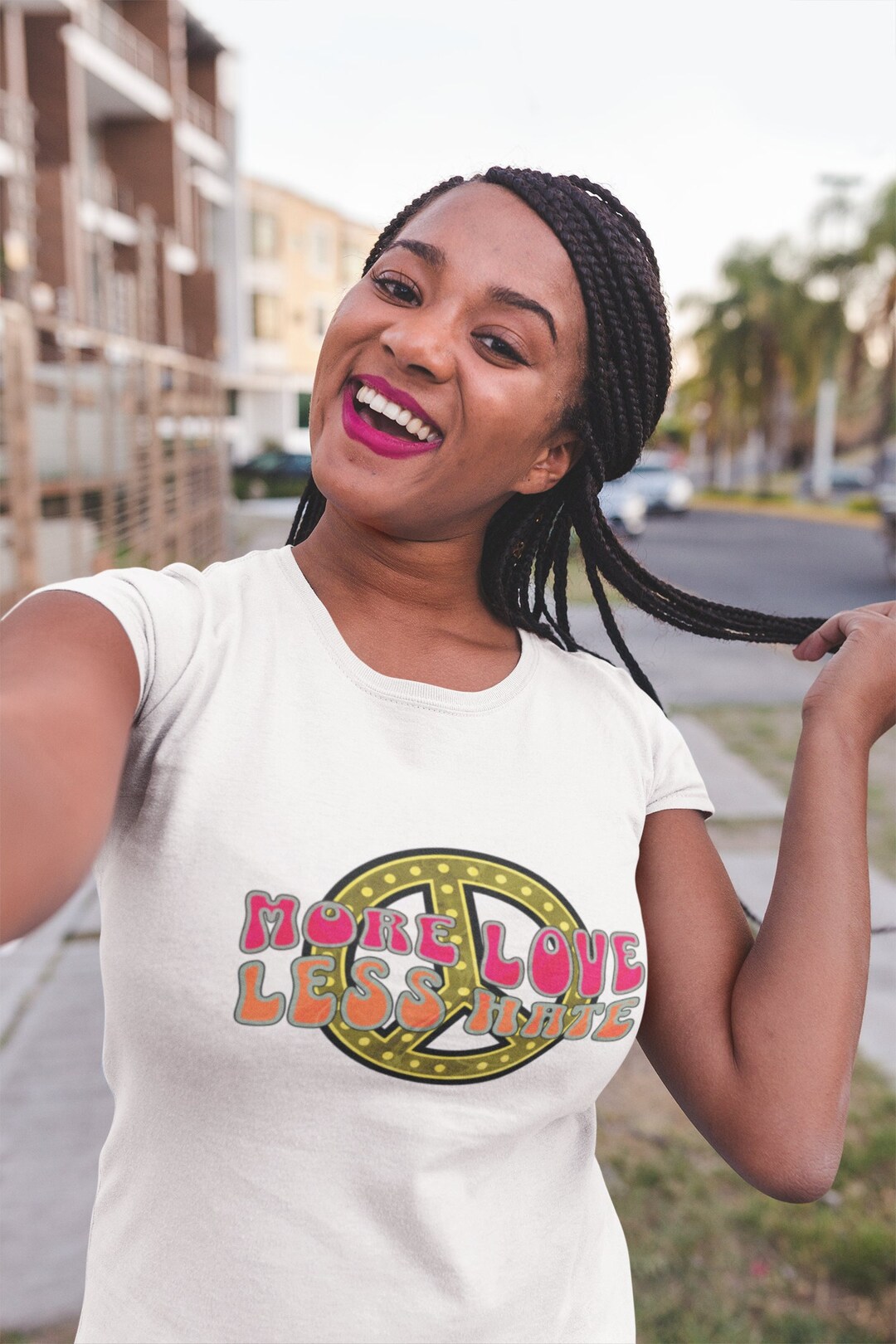 More Love, Less Hate Inspirational Quote Ontee Shirt, Inspirational ...