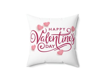 Valentine pillow, Decorative pillow, Soulmate pillow, Comfy pillow, Home Decor