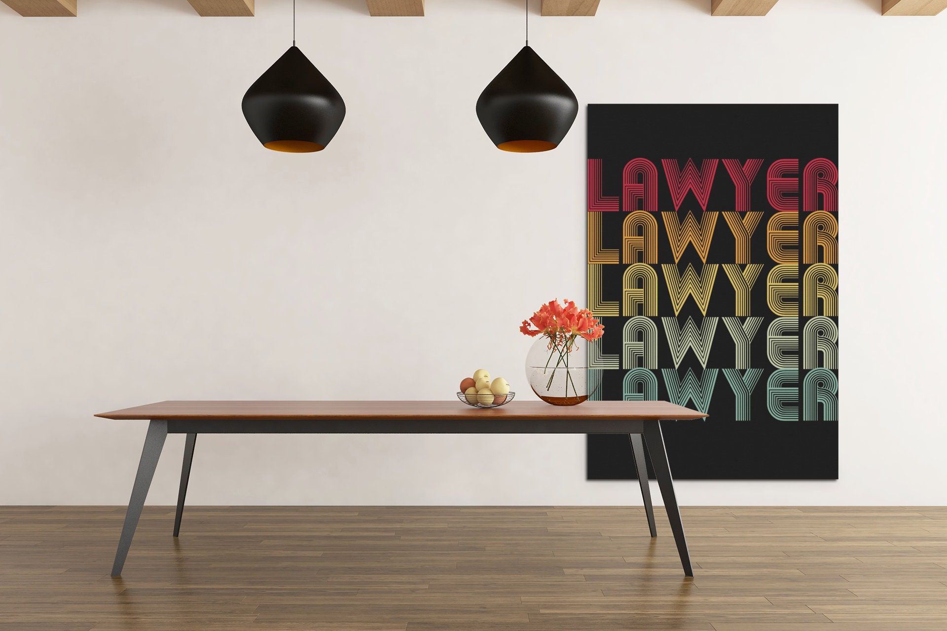 Lawyer Text on Premium Matte Vertical Posters, Lawyer Wall Art, Office