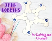 Yarn Bobbin for Crochet and Knitting Sleeping Cat Set of 5 Choose Your Own  Colors 3D Printed 