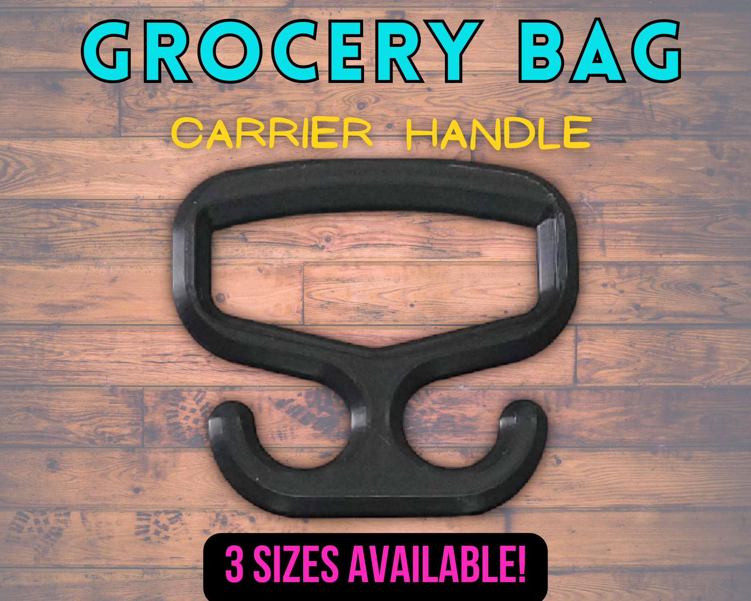 Carrying Handle for Grocery Bags and Totes 3D Printed Choose Your Own Color and Size Etsy